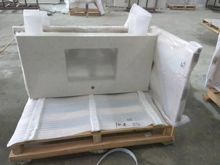 Solid White Quartz Packing